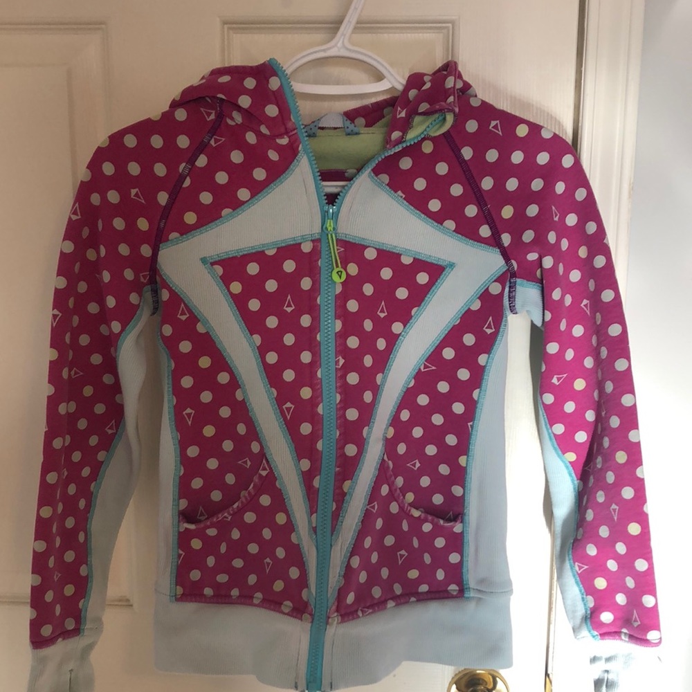 Ivivva Polka Dot Scuba Hoody